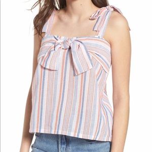 Moon river striped tank